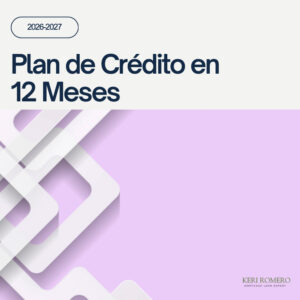 Guía Plan de Crédito en 12 Meses